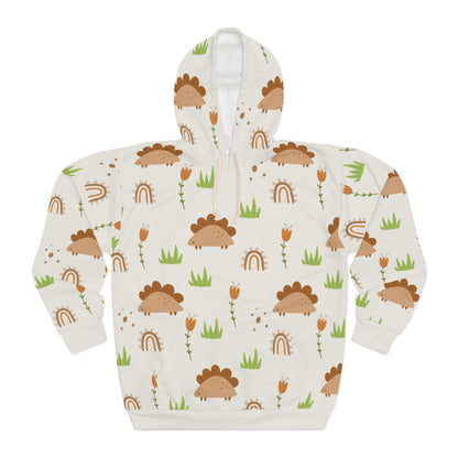 Unisex Pullover Hoodie (Dinosaur Design)
