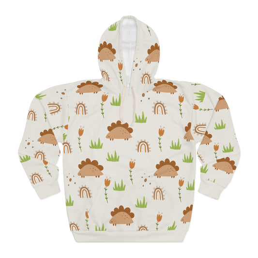 Unisex Pullover Hoodie (Dinosaur Design)