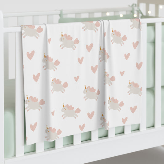 Baby Swaddle Blanket (Unicorn Design)