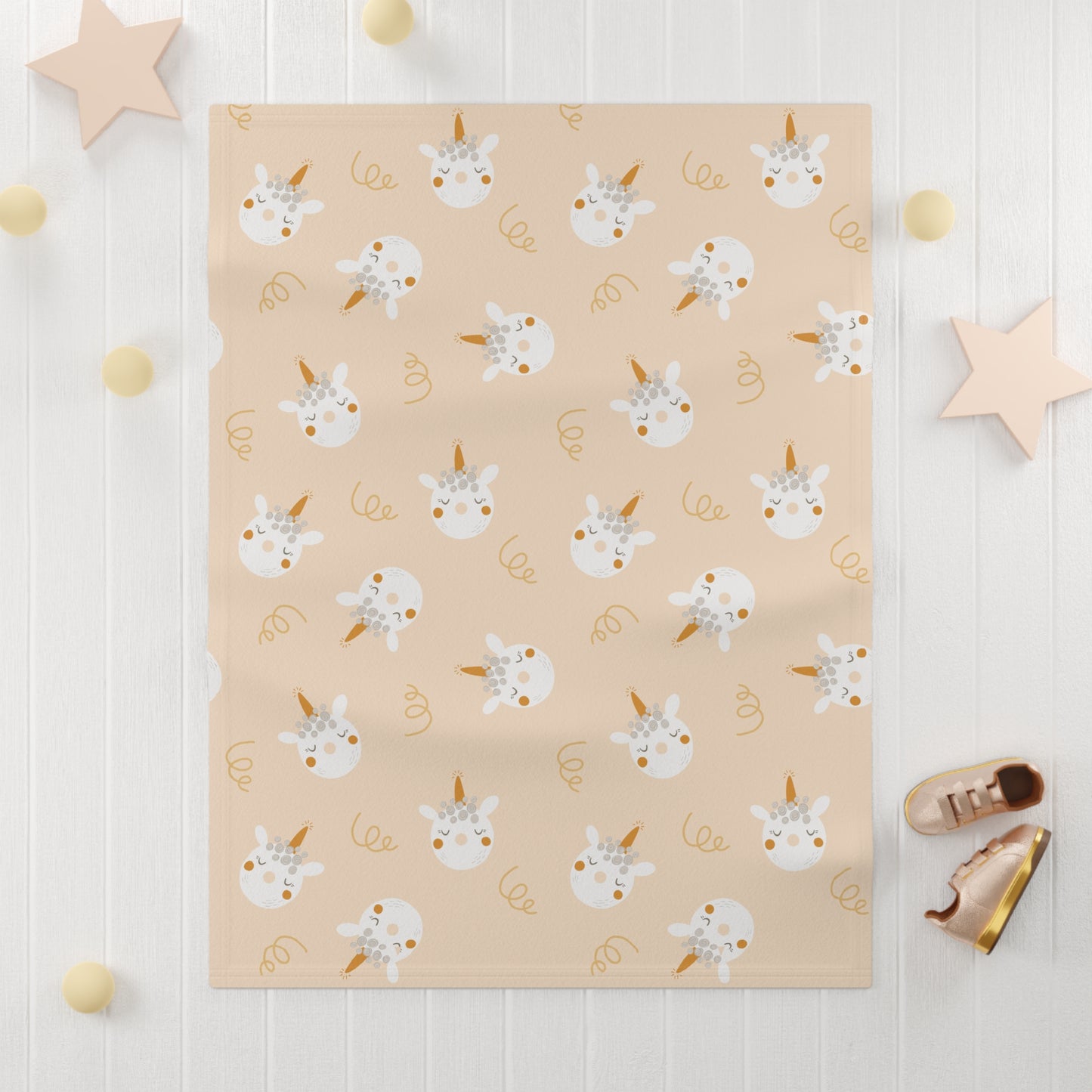 Baby Soft Fleece Blanket (Unicorn Design)