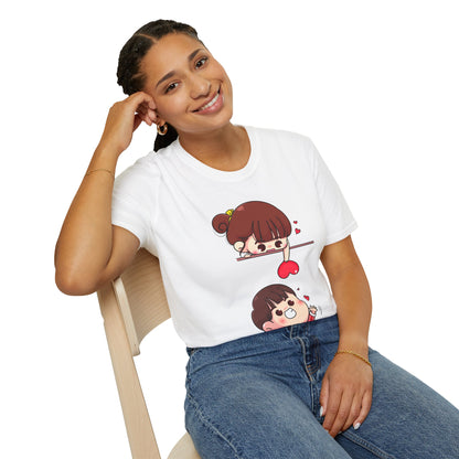 Cute Cartoon Love Unisex T-Shirt