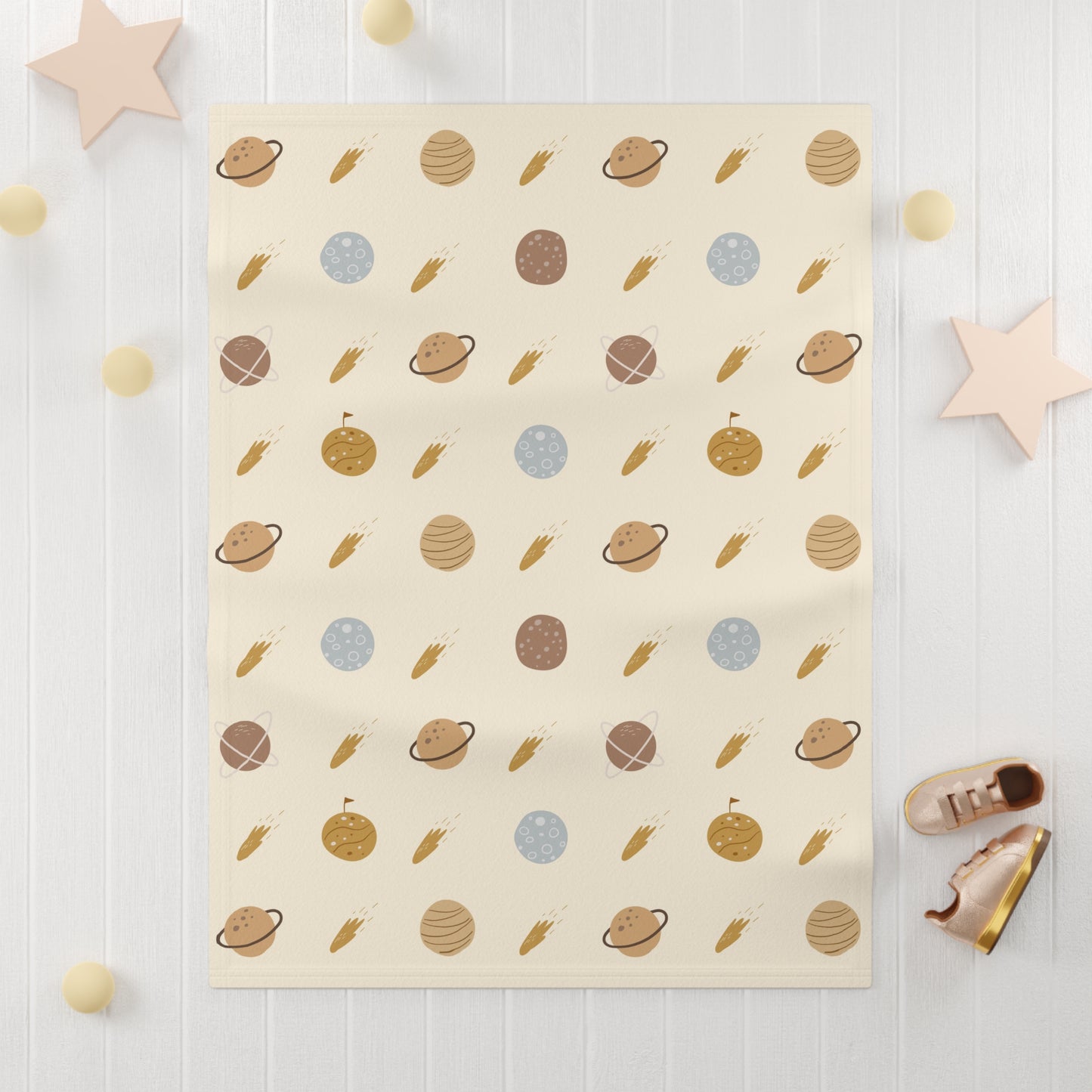 Baby Soft Fleece Blanket (Space Design)