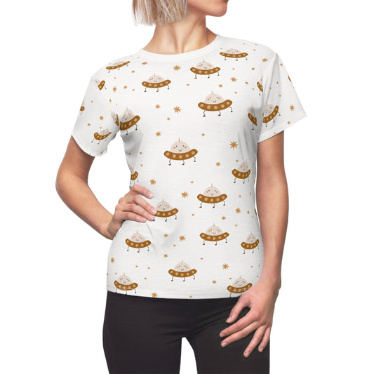 Women's Cut & Sew Tee (Space Design)