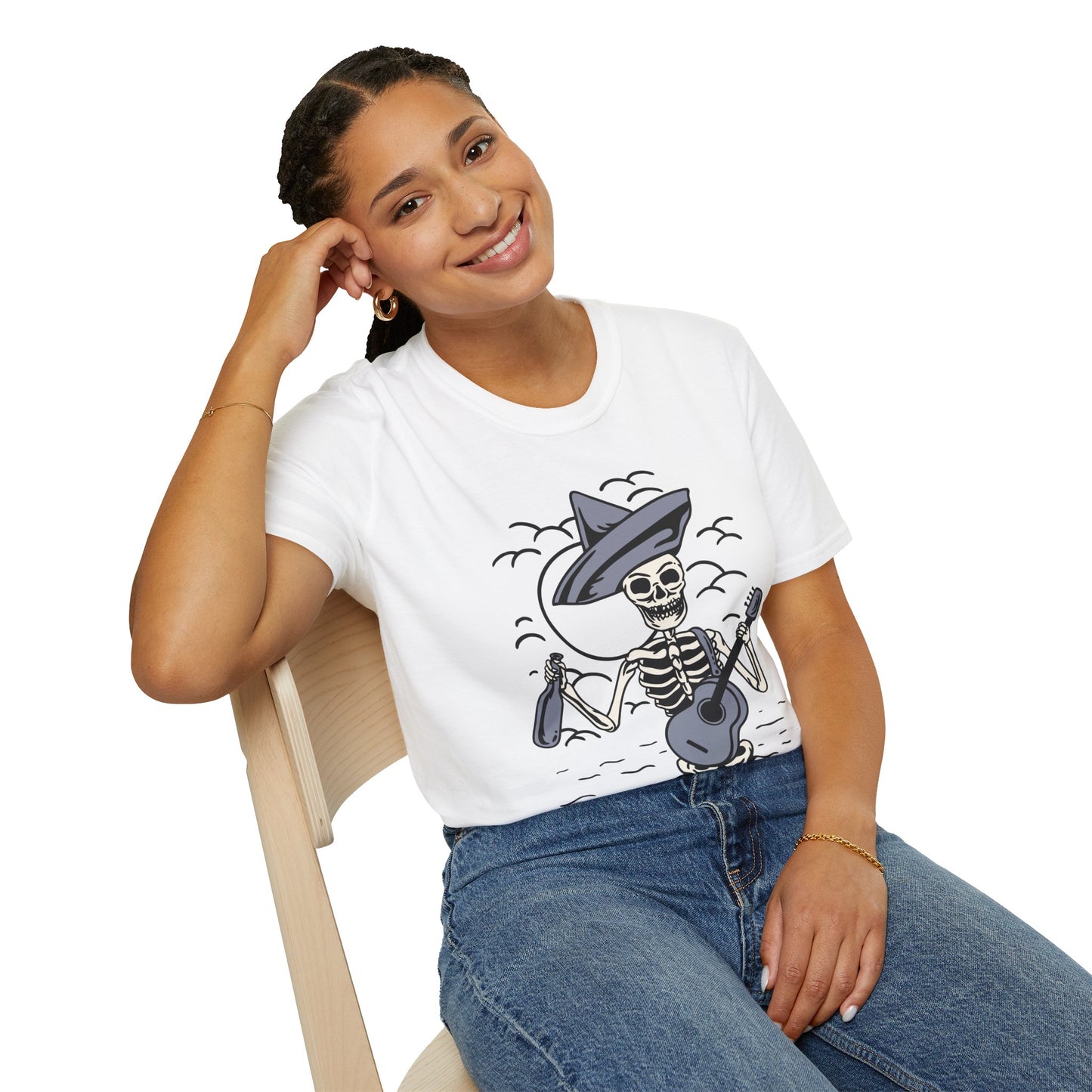 Skeleton Guitarist Unisex T-Shirt