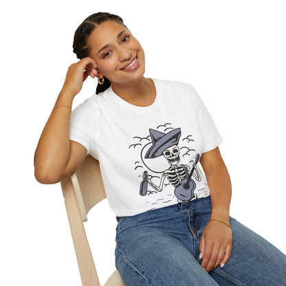 Skeleton Guitarist Unisex T-Shirt
