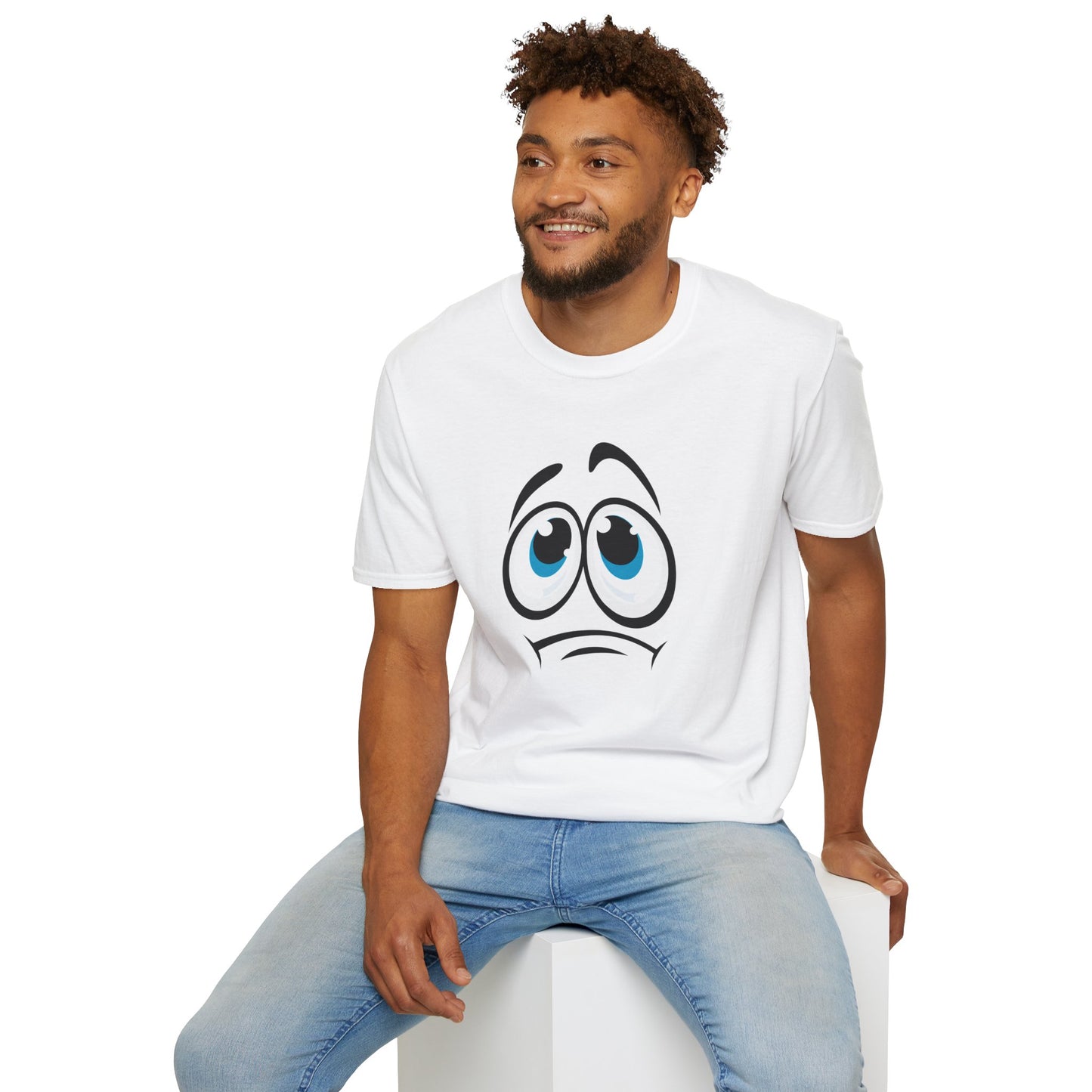 Funny Sad Face Unisex T-Shirt
