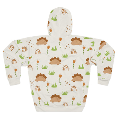 Unisex Pullover Hoodie (Dinosaur Design)