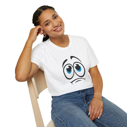 Funny Sad Face Unisex T-Shirt