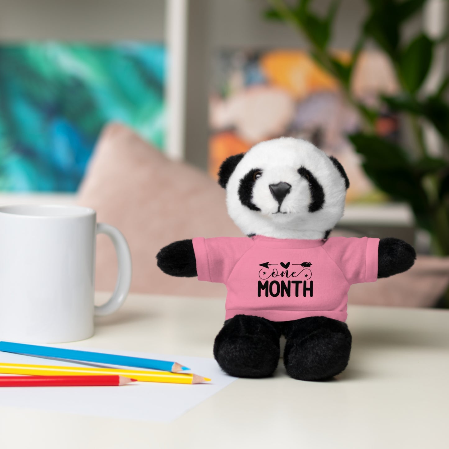 First Stuffed Friend with Custom Tee