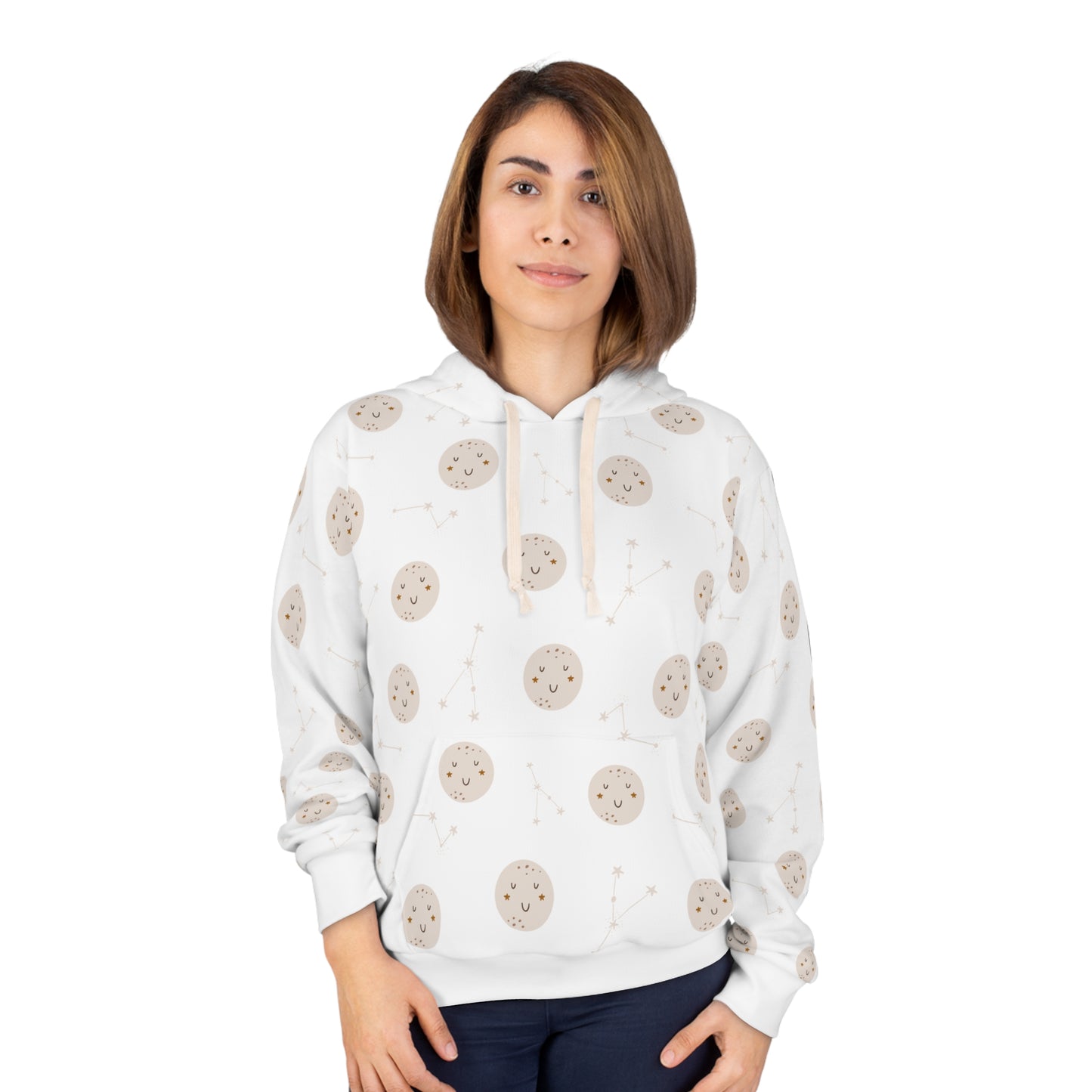 Unisex Pullover Hoodie (Space Design)