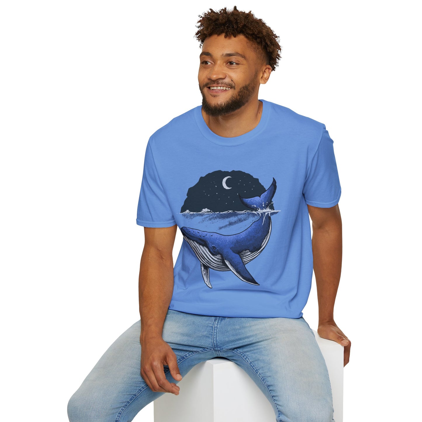 Moonlit Whale Unisex T-Shirt