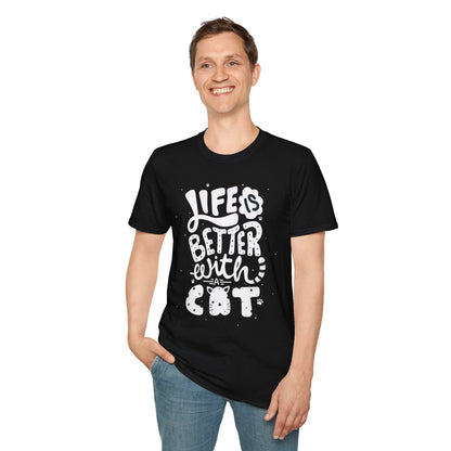 Life Is Better With A Cat Unisex T-Shirt