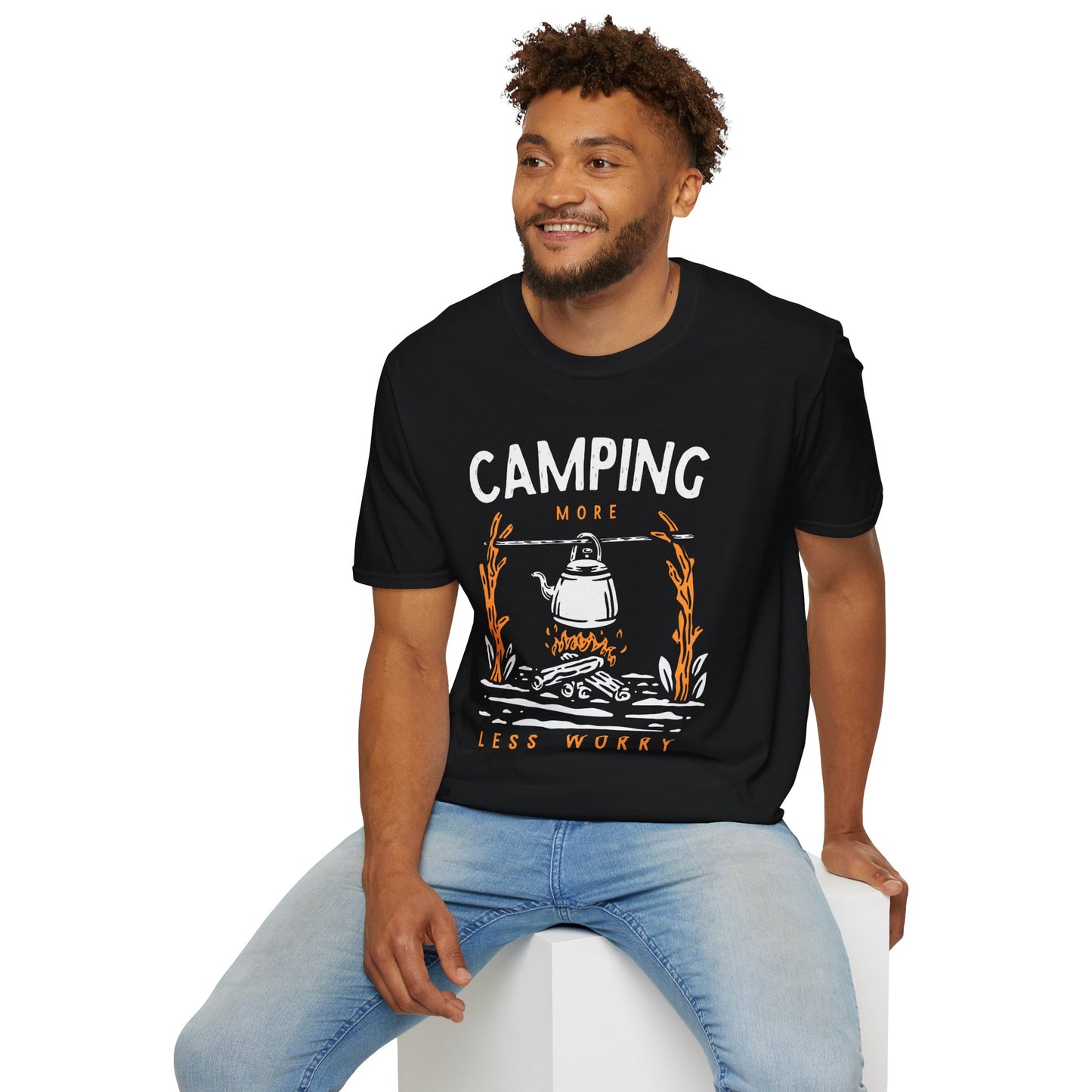 Camping More Less Worry Unisex T-Shirt