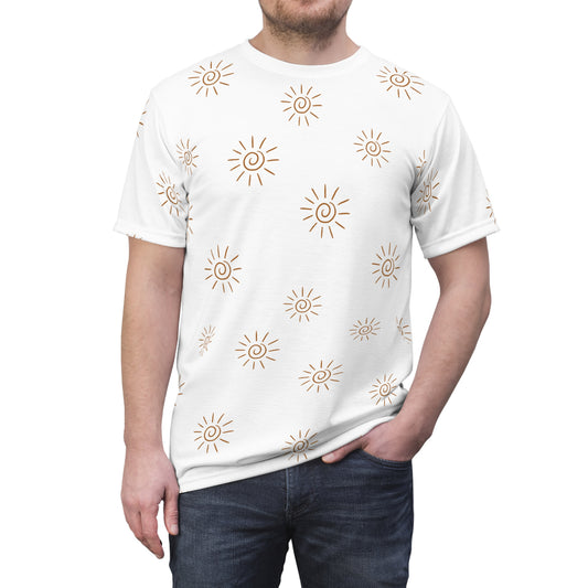Men's Cut & Sew Tee (Dinosaur Design)