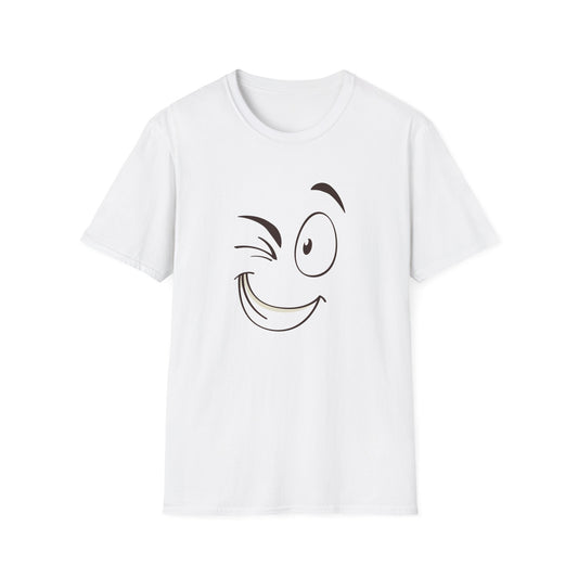 Playful Winking Face Unisex T-Shirt
