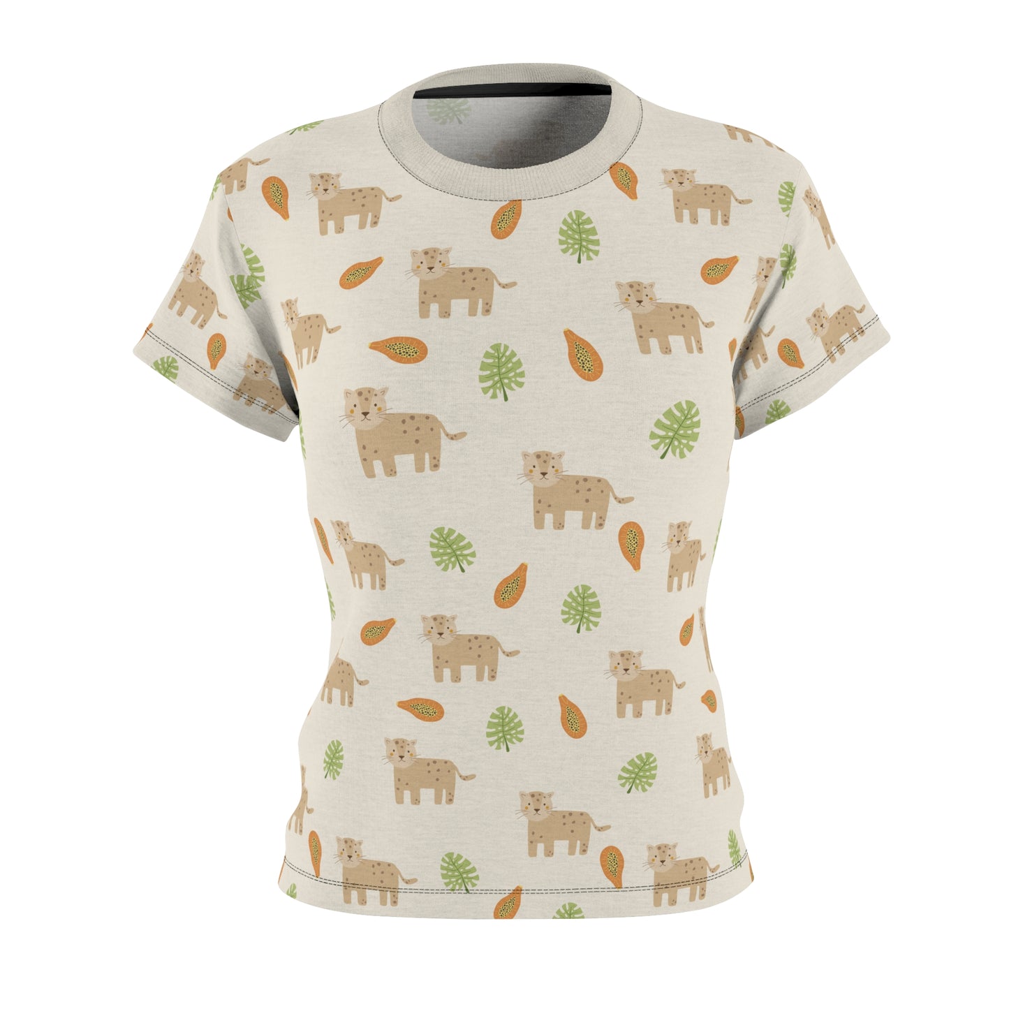 Women's Cut & Sew Tee (Tropical Design)