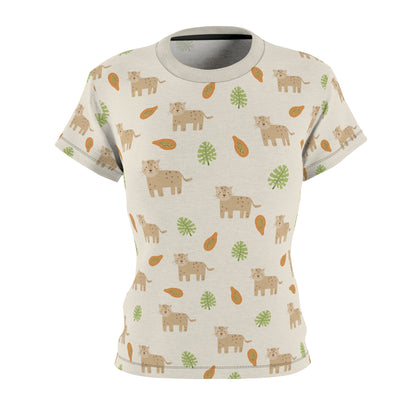 Women's Cut & Sew Tee (Tropical Design)