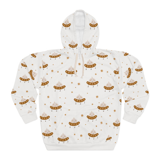 Unisex Pullover Hoodie (Space Design)