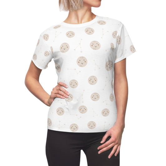 Women's Cut & Sew Tee (Space Design)