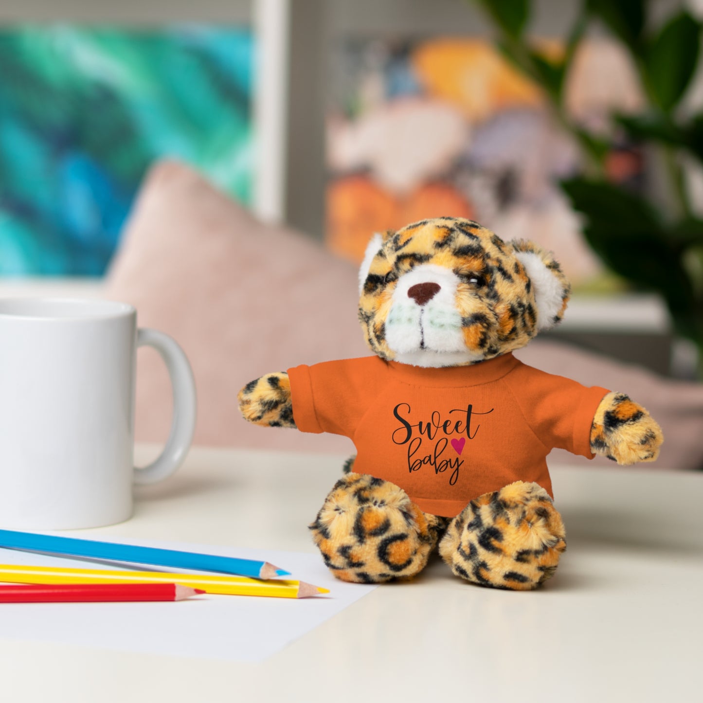 First Stuffed Friend with Custom Tee