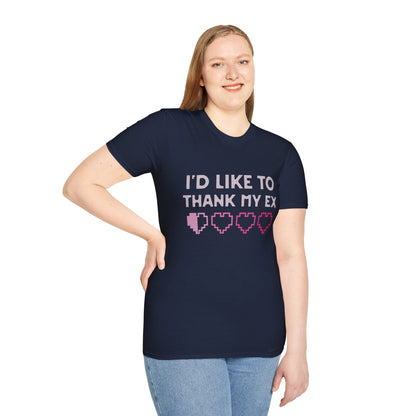 Funny Thank You To Ex Unisex T-Shirt
