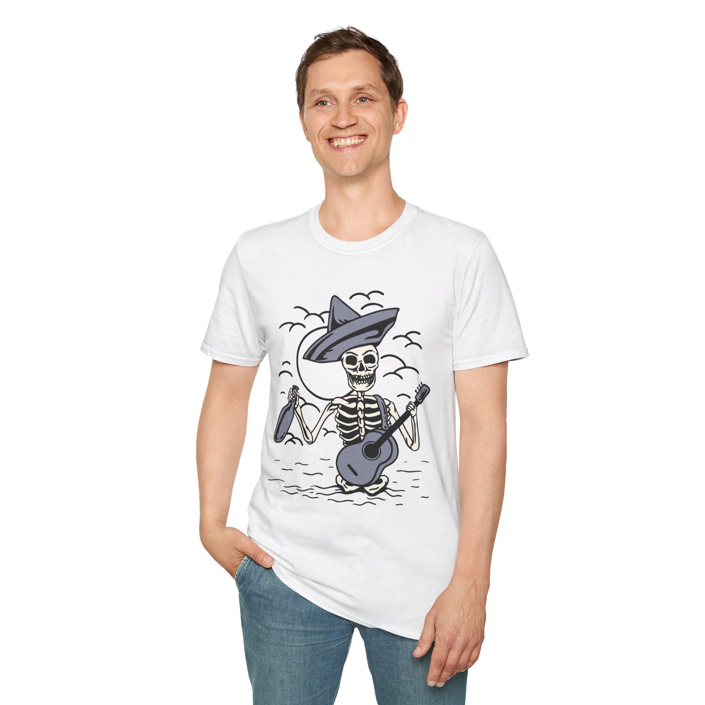 Skeleton Guitarist Unisex T-Shirt