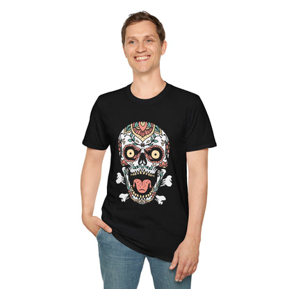 Colorful Skull Graphic Unisex T-Shirt
