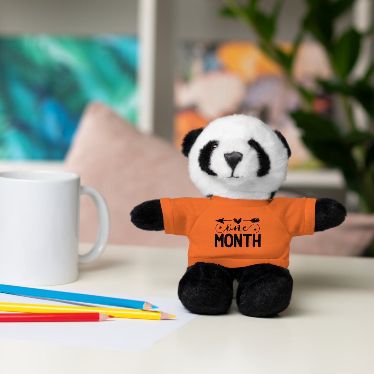 First Stuffed Friend with Custom Tee