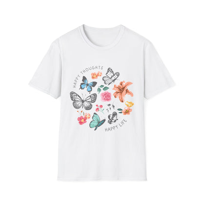 Happy Thoughts Happy Life Unisex T-Shirt