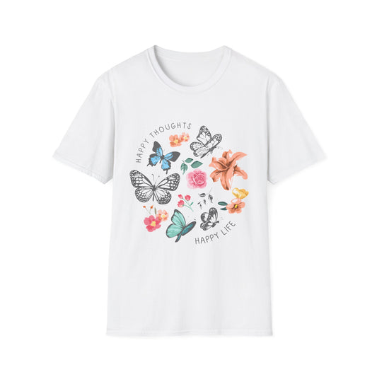 Happy Thoughts Happy Life Unisex T-Shirt