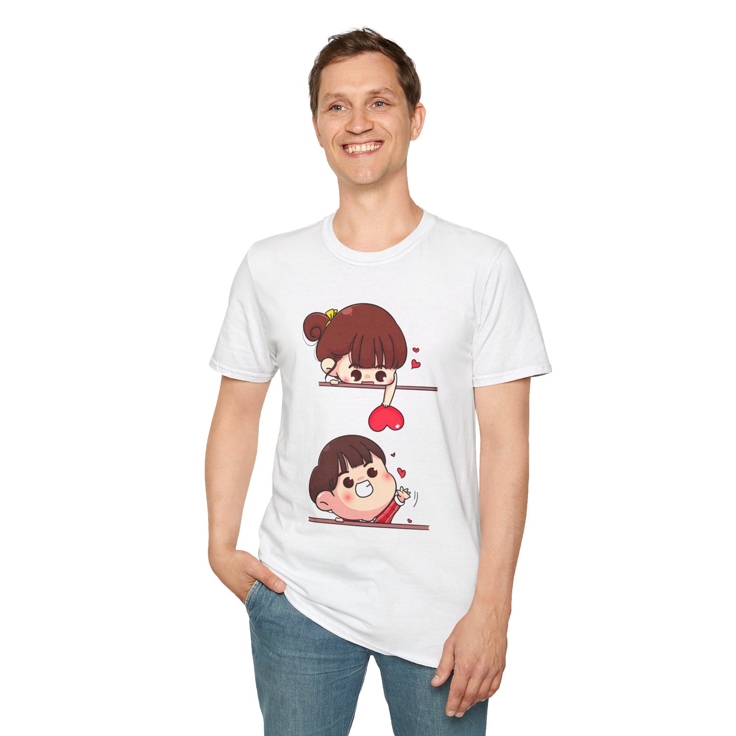 Cute Cartoon Love Unisex T-Shirt