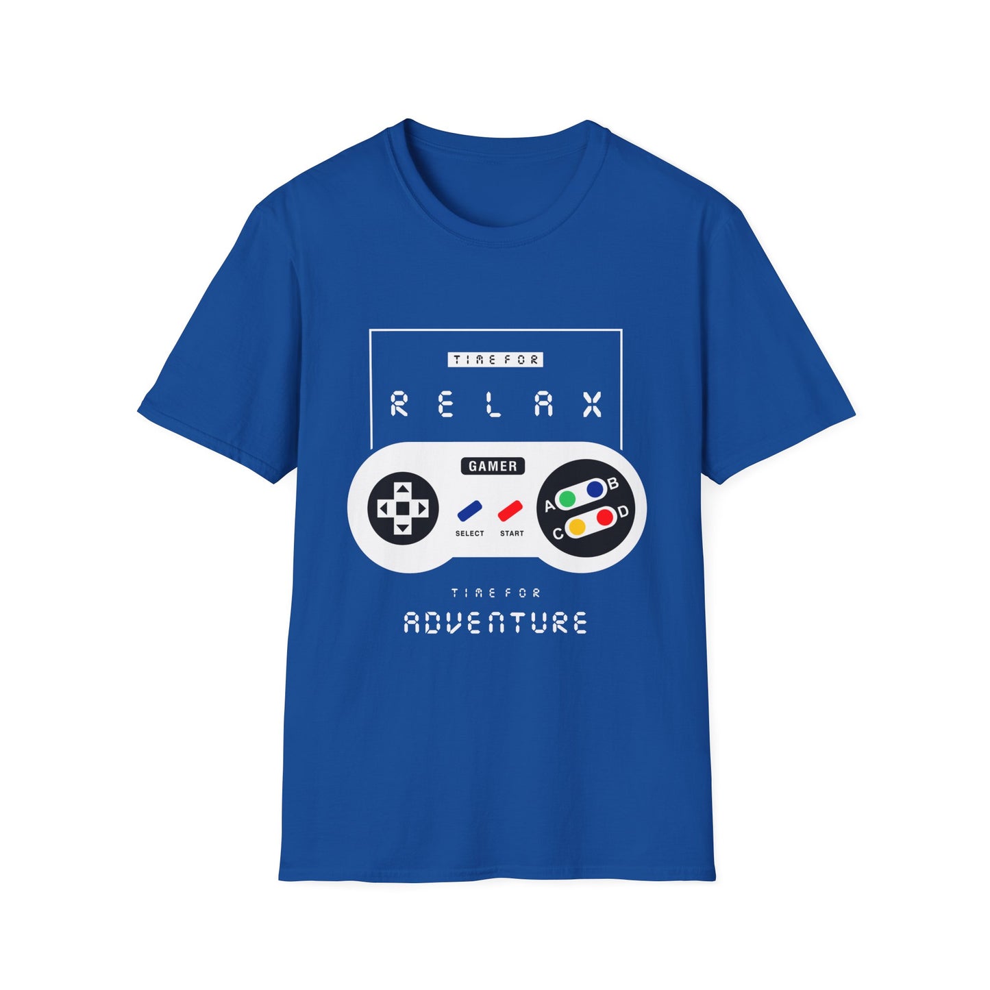 Time For Relax Time For Adventure Gaming Unisex T-Shirt