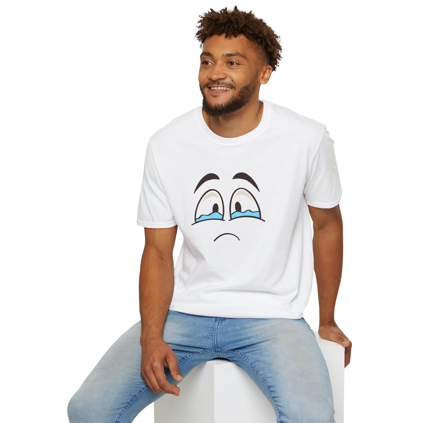 Sad Emoji Unisex T-Shirt