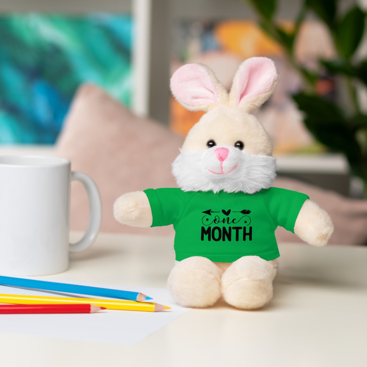 First Stuffed Friend with Custom Tee