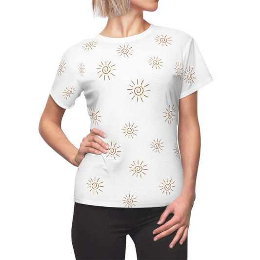 Women's Cut & Sew Tee (Dinosaur Design)